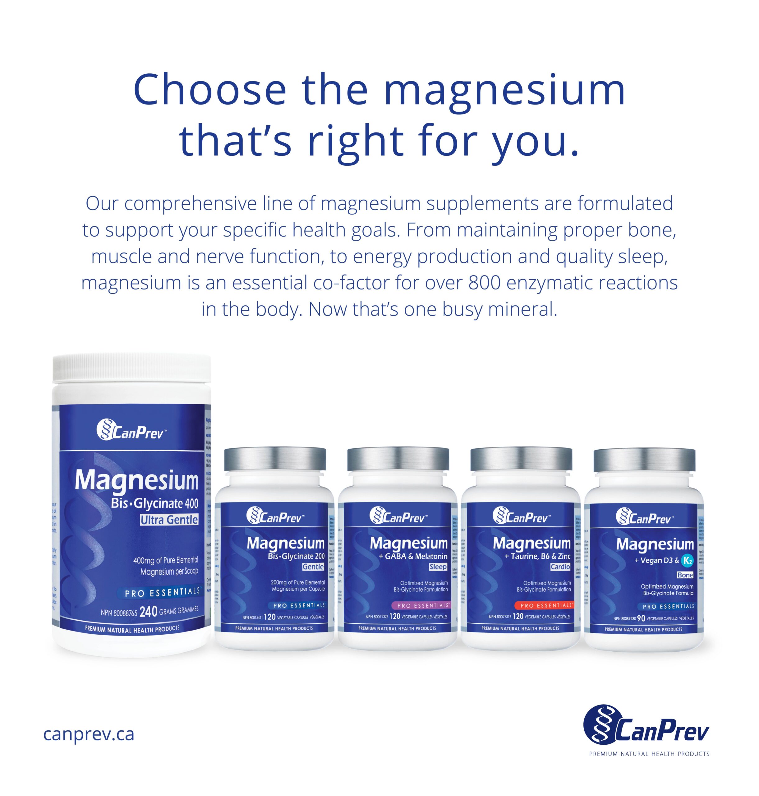 CanPrev Magnesium Family