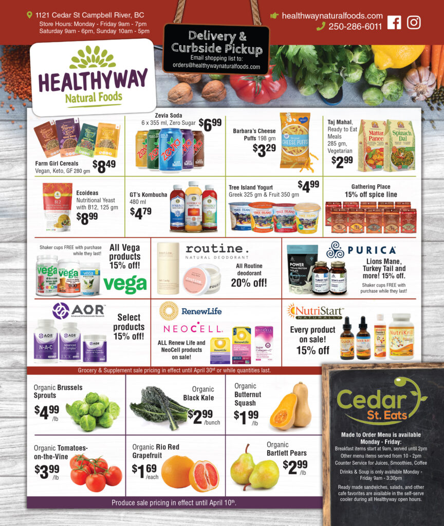Healthyway April flyer
