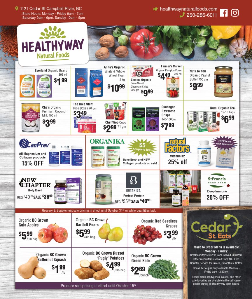 October Healthyway flyer