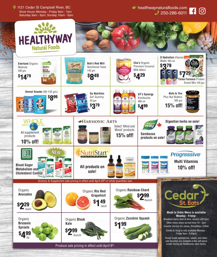 Healthyway Flyer for April 2026