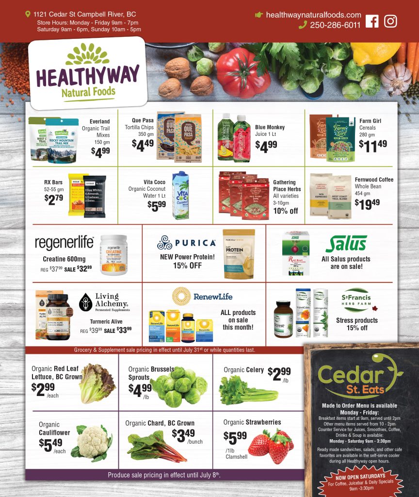 July Healthyway flyer