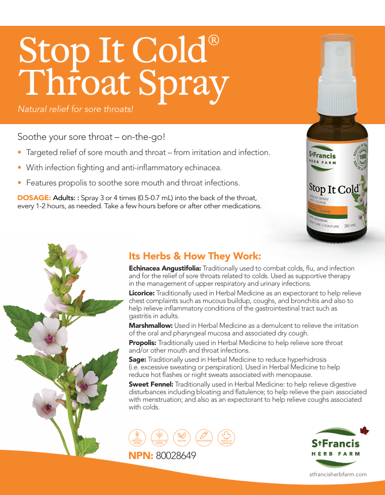 Stop it Cold Throat Spray